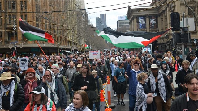 اعتراضات ضد رژیم صهیونیستی در استرالیا و نیوزیلند