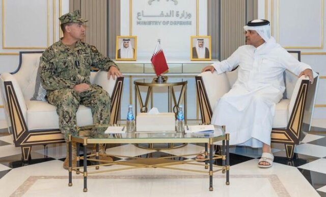 رایزنی فرمانده سنتکام با مقامات قطری چند روز پس از حمله رژیم صهیونیستی به دوحه
