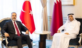 ترکیه بر مخالفت با تهدید امنیت قطر و منطقه تاکید کرد