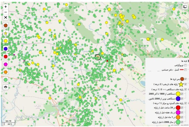 گسل کازرون مسبب احتمالی زلزله ۴.۷ خشت استان فارس