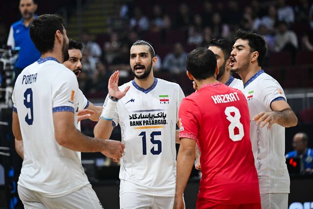 بازگشت طوفانی در ست دوم/ ایران ۱ - ۱ مصر