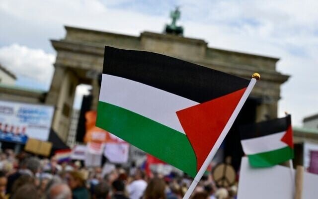 تجمع هزاران نفری در برلین در حمایت از مردم غزه
