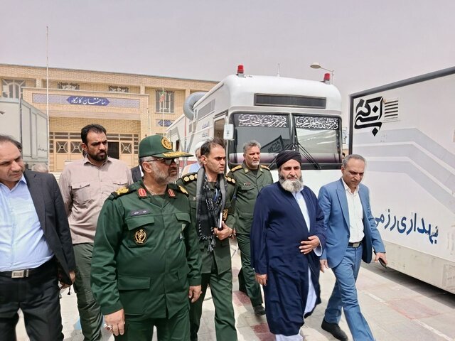 افتتاح بیمارستان صحرایی سپاه در منطقه سیستان