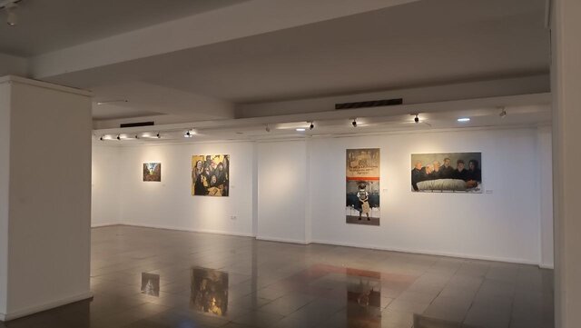 افتتاح نمایشگاه هنرمندان عراقی با یاد نقاشی که در جنگ شهید شد