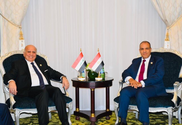 وزیران خارجه عراق و مصر تحولات قضیه فلسطین را بررسی کردند