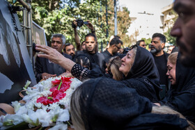 مراسم تشییع پیکر امید جهان