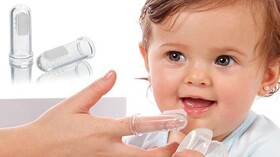 ضرورت استفاده از مسواک انگشتی برای کودکان زیر دو سال