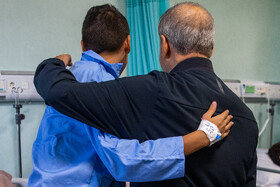 بازدید مسعود پزشکیان، رئیس جمهور از بخش کودکان بیمارستان  فیاض بخش 