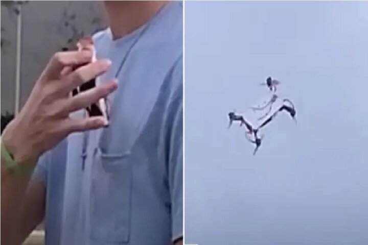 پهپاد جیبی دانشجوی ایرانی آمریکا که با پرتاب به هوا فعال می‌شود!