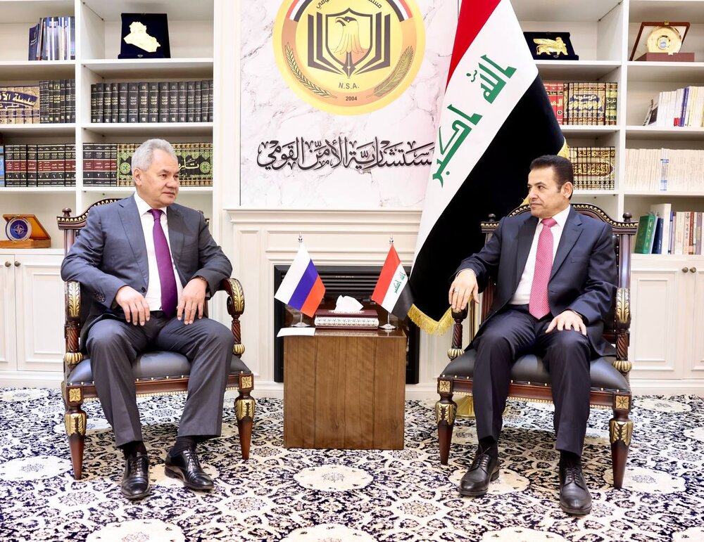 رایزنی شویگو با مشاور امنیت ملی عراق در بغداد