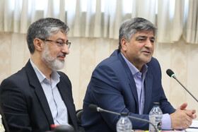 علیرضا حاتمی، رییس جهاددانشگاهی خراسان رضوی در تودیع معارفه رییس جهاددانشگاهی استان خراسان رضوی