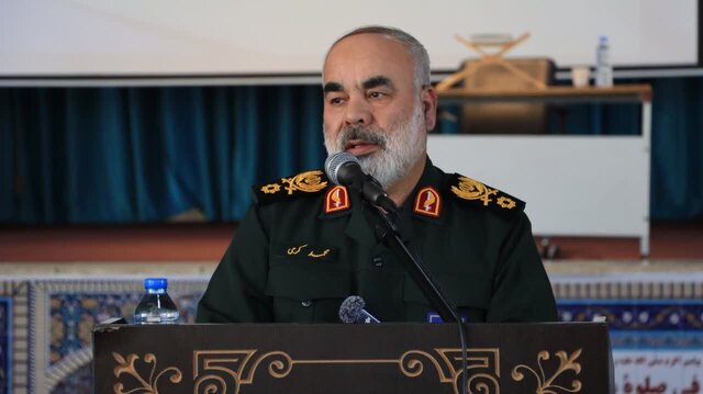 سردار محمّد کرمی فرمانده نیروی زمینی سپاه پاسداران انقلاب اسلامی سردار کرمی: شهادت پرافتخار سردار خادمی به شکست سنگین آمریکایی- صهیونی شتاب میدهد