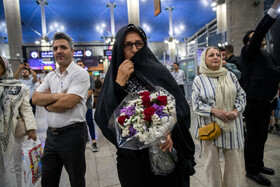 استقبال از تیم ملی کشتی ایران در فرودگاه امام خمینی (ره)