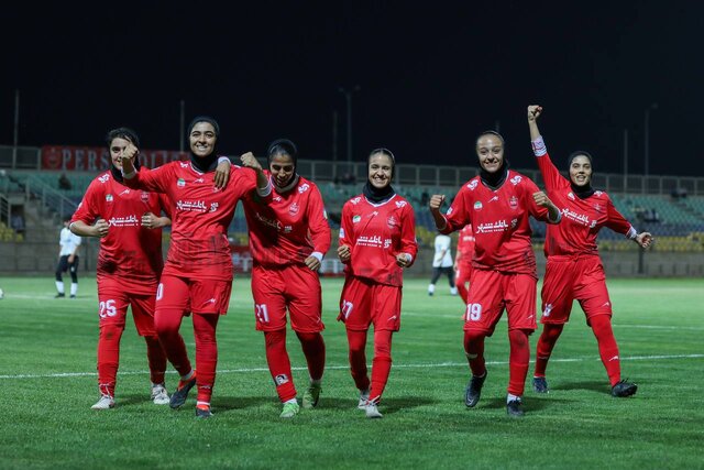 اولین برد پرسپولیس در لیگ فوتبال زنان