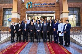 بازدیدحسین افشین،معاون علمی، فناوری و اقتصاد دانش‌بنیان رئیس‌جمهور از کارخانه نوآوری کرمان 