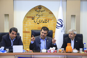 سخنرانی حسین افشین، معاون علمی، فناوری و اقتصاد دانش‌بنیان رئیس‌جمهور در نشست با مدیران صنایع استان کرمان