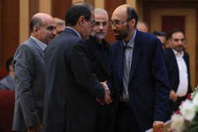 حضور ذبیح‌الله خداییان رئیس سازمان بازرسی کل کشور، سید محمد صاحبکار خراسانی معاون راهبردی قوه قضاییه در اجلاسیه جشنواره شفافیت و رفع موقعیت‌های تعارض منافع