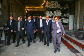 بازدید محمدجعفر قائم‌پناه، معاون اجرایی رییس جمهور از بیمارستان کودکان در حال احداث در قم