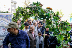 جشن شکوفه ها با حضور علیرضا کاظمی، وزیر آموزش و پرورش - مدرسه شاهد ابن‌ سینا تهران