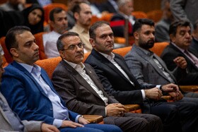 علاءالدین رفیع‌زاده، رئیس سازمان اداری و استخدامی در مراسم آغاز به کار سامانه فواد ۱۲۸ - تهران