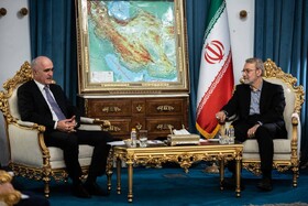 دیدار لاریجانی با معاون نخست وزیر آذربایجان
