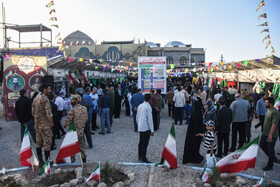 نمایشگاه اقتدار ایران در مراسم افتتاحیه دومین کنگره ملی بزرگداشت سه هزار شهید استان سمنان
