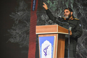 سخنرانی سردار معروفی، معاون هماهنگ‌کننده سازمان بسیج مستضعفین در اجلاسیه ۴۵۸ شهید شهرستان سمنان