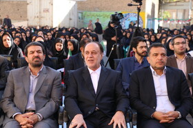 مراسم نواختن زنگ مهر، ایثار و مقاومت - همدان