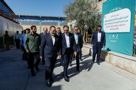 امیرسرتیپ عزیز نصیرزاده، وزیر دفاع و پشتیبانی نیروهای مسلح در حاشیه آیین افتتاح شرکت پتروشیمی آرمان سپاهان - اصفهان