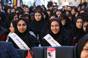 مراسم نواختن زنگ مهر، ایثار و مقاومت - همدان
