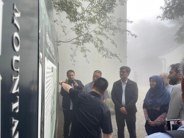 بازدید رییس سازمان محیط زیست از ذخیره‌گاه زیست‌کره تیان‌موشان در چین