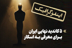 اینفوگرافیک/ ۵ کاندیدای نهایی ایران برای معرفی به اسکار