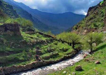 روستای گردشگری «خوران» ایوان؛ نهرهای روان، مرغزارهای زیبا و ملودی کوهسار