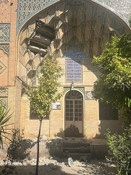 مُقرنسهای بنای «قوامی» حافظیه فرو ریخت!