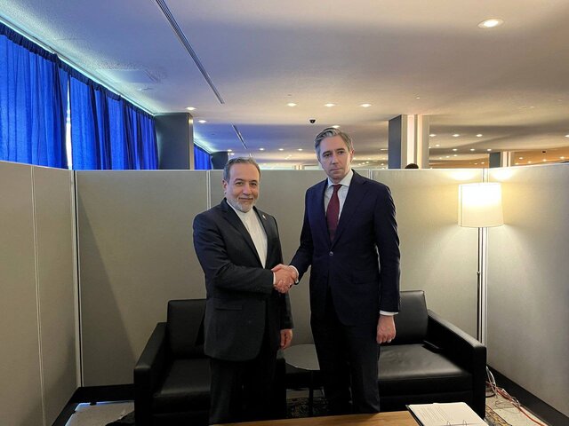 رایزنی وزیران امور خارجه ایران و ایرلند در نیویورک ابراز خشنودی وزیر خارجه ایرلند از بازگشایی سفارت این کشور در تهران