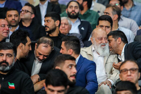مراسم تجلیل از اعضای تیم‌های کشتی آزاد و فرنگی در مسابقات قهرمانی جهان
