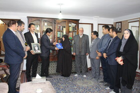 دیدار اعضای جهاد دانشگاهی استان اردبیل با خانواده شهید محمد عظیمی ججین