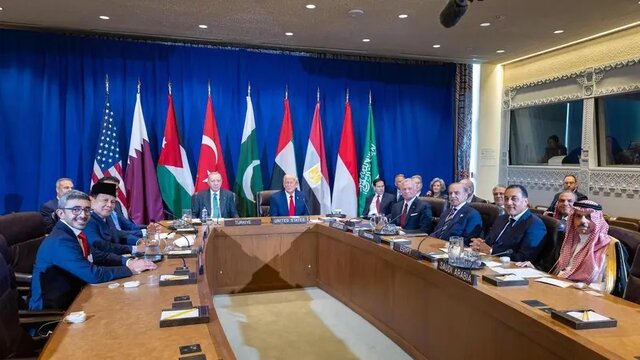 سران کشورهای عربی و اسلامی در دیدار ترامپ با کوچاندن فلسطینیان مخالفت کردند