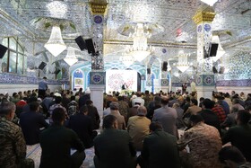 غبارروبی گلزار شهدای بجنورد در هفته دفاع مقدس