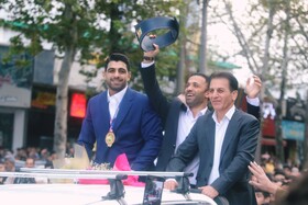 مراسم اسقبال از هادی ساروی آمل