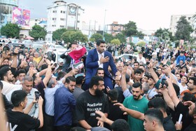 مراسم اسقبال از هادی ساروی آمل