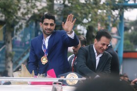 مراسم اسقبال از هادی ساروی آمل