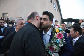 مراسم اسقبال از هادی ساروی آمل