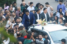 مراسم اسقبال از هادی ساروی آمل