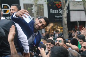مراسم اسقبال از هادی ساروی آمل