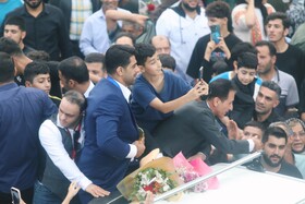مراسم اسقبال از هادی ساروی آمل