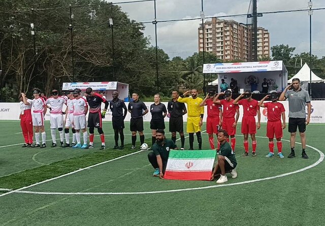 پیروزی فوتبال پنج نفره ایران برابر لهستان در قهرمانی جهان