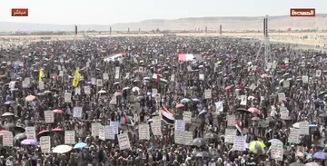 تظاهرات مردم یمن در حمایت از غزه