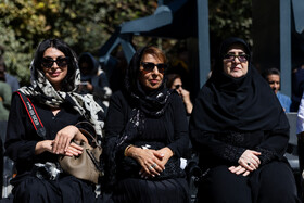 فاطمه مهاجرانی، سخنگوی دولت در مرام تشییع پیکر زنده‌یاد «احمد پژمان»