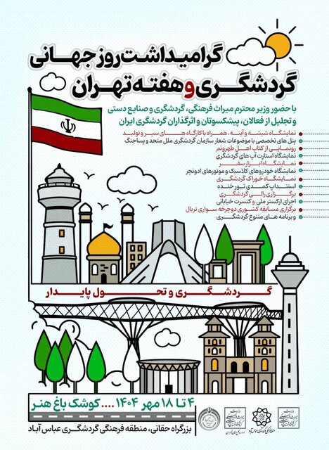 برنامه‌های روز گردشگری و هفته تهران در اراضی عباس‌آباد اعلام شد
